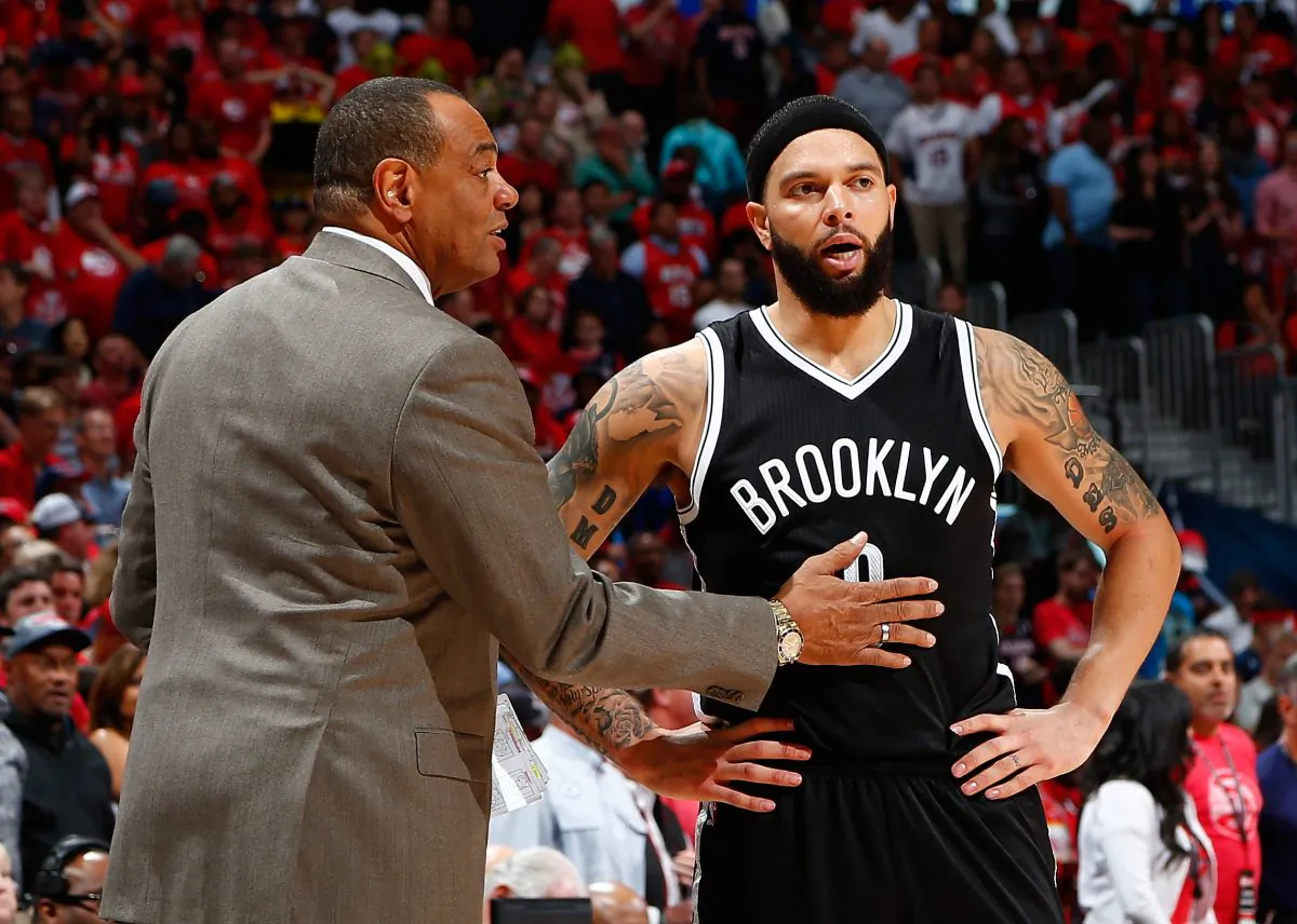Lionel Hollins of the Brooklyn Nets (L) will try to guide Deron Williams and the Brooklyn Nets to a first-round upset over the top-seeded Atltanta Hawks. (Kevin C. Cox/Getty Images) 