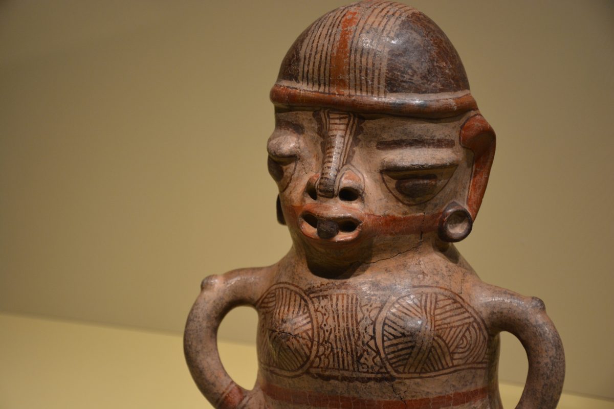 Greater Nicoya female figure AD 800–1350. Pottery, clay slip, paint. (National Museum of the American Indian)