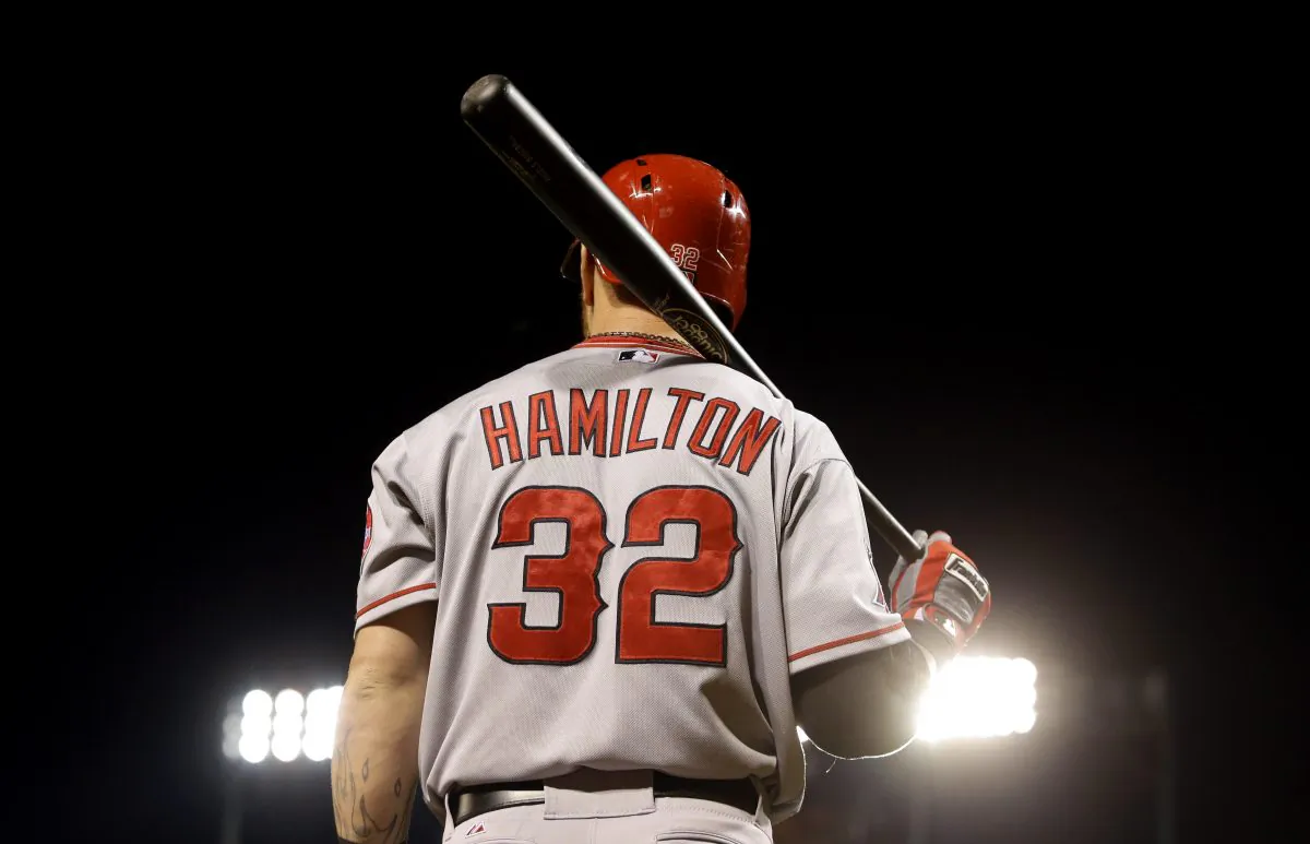 The Los Angeles Angels gave Josh Hamilton a $125 million contract to help anchor their lineup. It didn't work out so well and now he's back in Texas, while the Angels are still paying him not to play for them. (AP Photo/Patrick Semansky) 