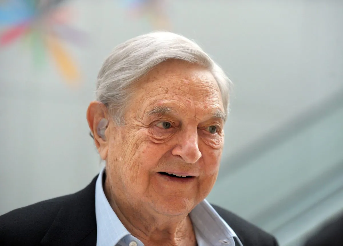 George Soros at the Institute for New Economic Thinking (INET) in Paris on April 9, 2015. (Eric Piermont/AFP/Getty Images)