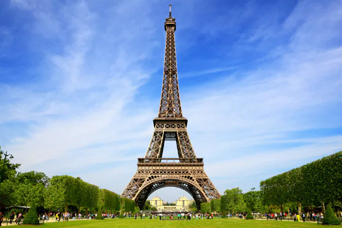 Eiffel Tower, symbol of Paris via Shutterstock*