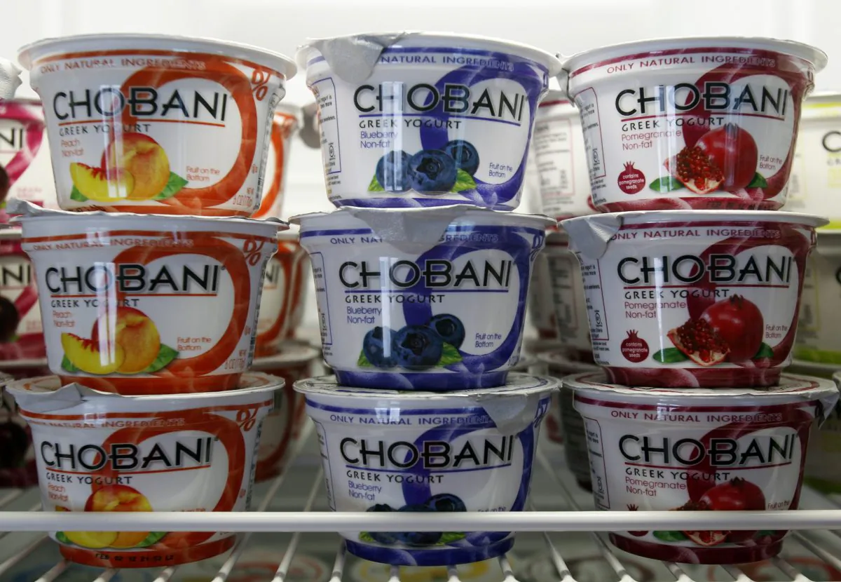 A court ordered Greek yogurt maker Chobani to stop an ad campaign that disparaged its rivals. (AP Photo/Mike Groll)