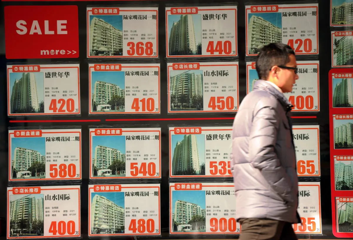 China's real estate agents say it's both the best time to buy and sell. (Peter Parks/AFP/Getty Images)