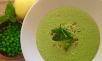 Spring Pea Soup With Avocado and Mint