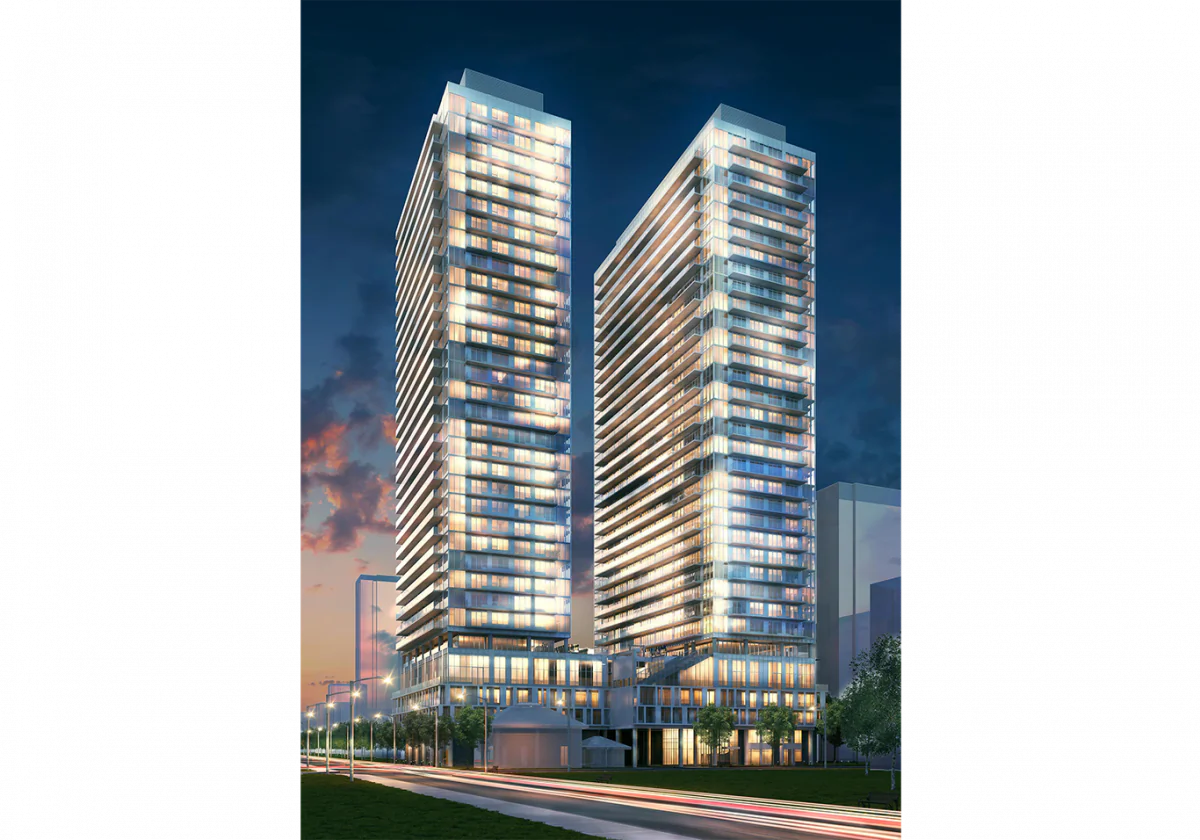 Rendering of Citylights on Broadway, a condo/apartment project by Pemberton Group currently in pre-construction at Yonge Street and Eglinton Avenue in Toronto. (Milborne Real Estate)