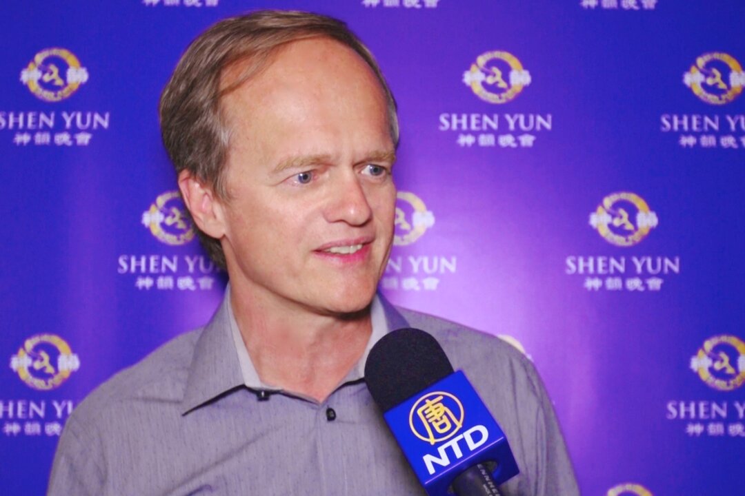 Bill Yeargin at the Bob Carr Theater in Orlando, Fla., March 28, 2015. “The culture represented in the show is excellent," Mr. Yeargin said. (Courtesy of NTD Television)