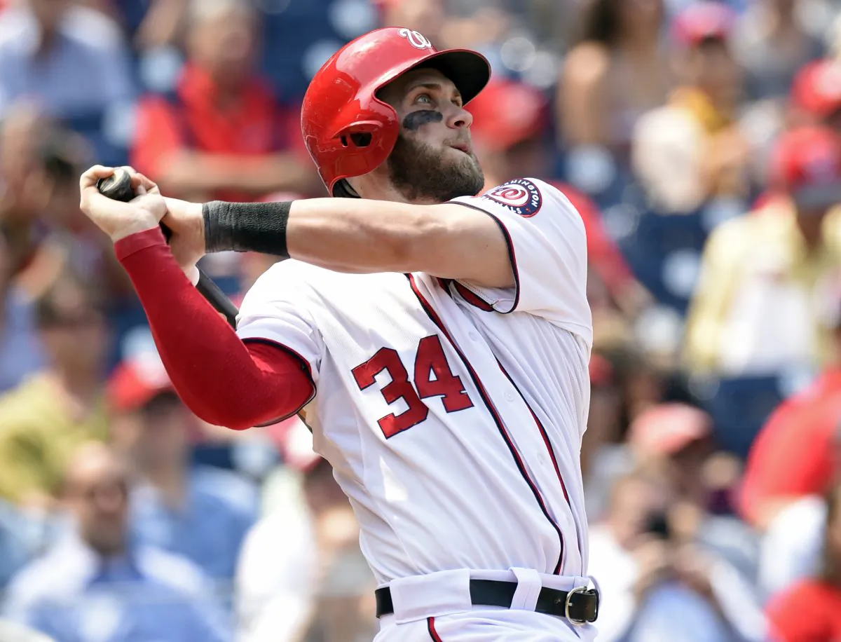 Washington Nationals right fielder Bryce Harper hit three home runs Wednesday and may be ready for a breakout season. (AP Photo/Susan Walsh)