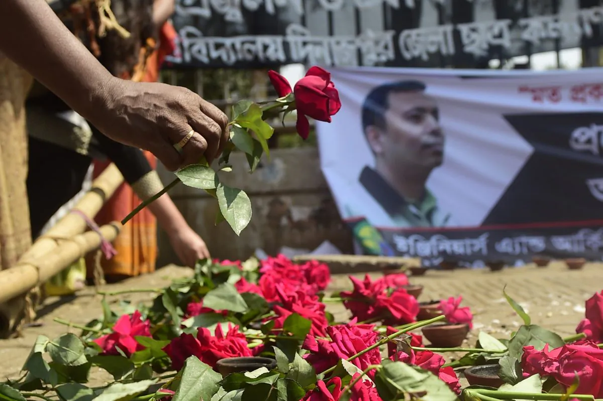 A Bangladeshi social activist pays his last respects to slain U.S. blogger of Bangladeshi origin and founder of the Mukto-Mona (Free-mind) blog site, Avijit Roy in Dhaka on March 6, after he was hacked to death by unidentified assailants on Feb. 26. Roy's murder is a reminder of the power of blogs to challenge powerful views in society. (Munir Uz Zaman/AFP/Getty Images)