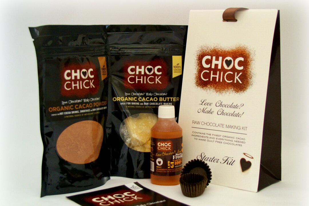 CHOC Chick promotes the pure goodness of chocolate in its raw state and a variety of CHOC Kits are available to purchase online and in major stores so you can make your very own raw chocolate recipes at home.  (Courtesy of CHOC Chick)