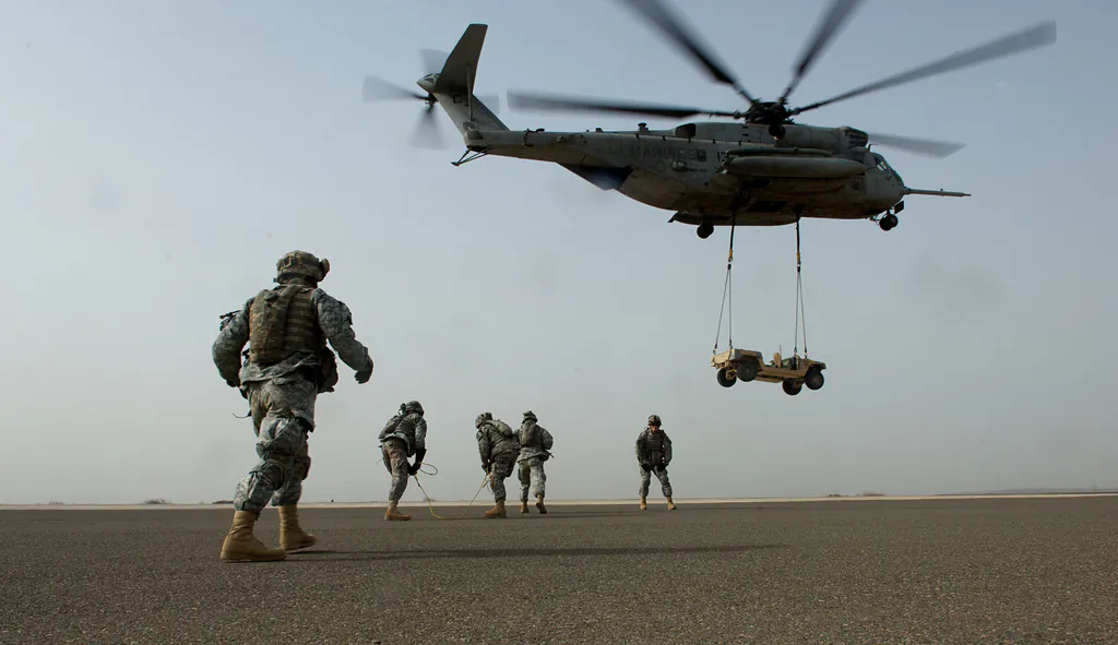U.S. Soldiers undergo training on Chabelley Air Field in Djibouti on July 14, 2008. The Chinese regime wants a military base in Djibouti. (DoD photo by Staff Sgt. Samuel Rogers, U.S. Air Force)
