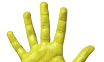 Slightest Touch Makes Liquid Glow Bright Yellow