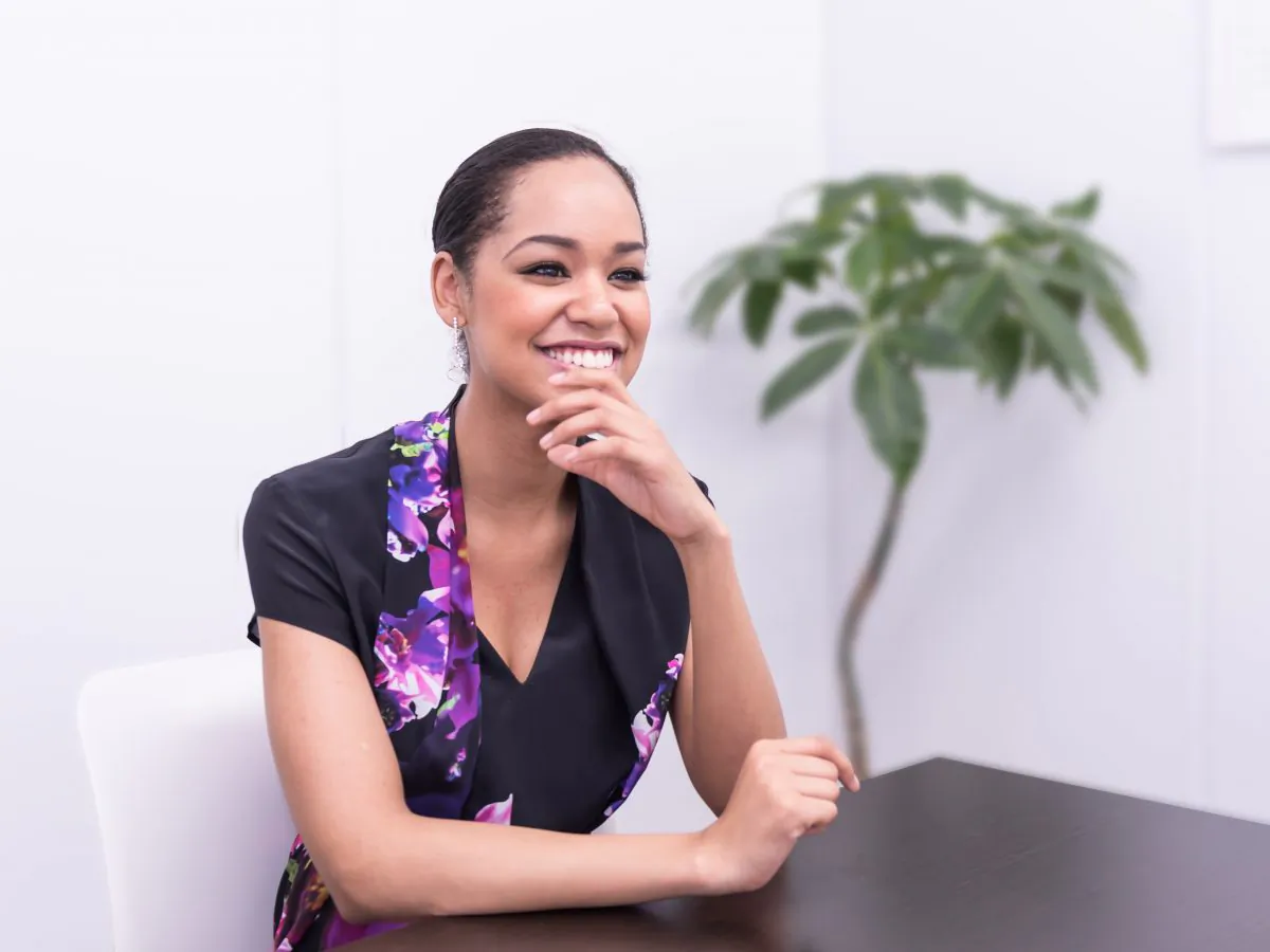 Ariana Miyamoto in Tokyo, Japan on April 28, 2015. Miyamoto is the first mixed race Japanese model to represent Japan in the Miss Universe pageant. (Niu Bin/Epoch Times)