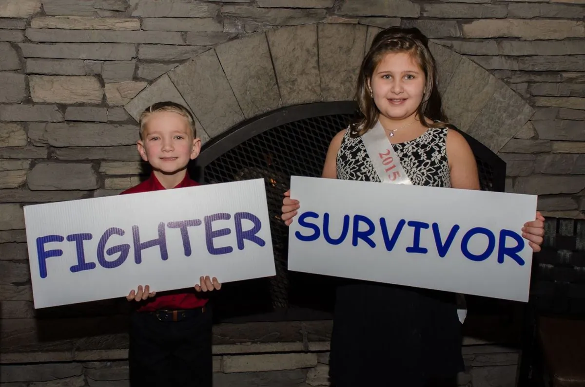 LLS’s 2015 Boy and Girl of the Year Douglas Grimmett and Mary DeLorenzo. (Courtesy of the Leukemia and Lymphoma Society) 