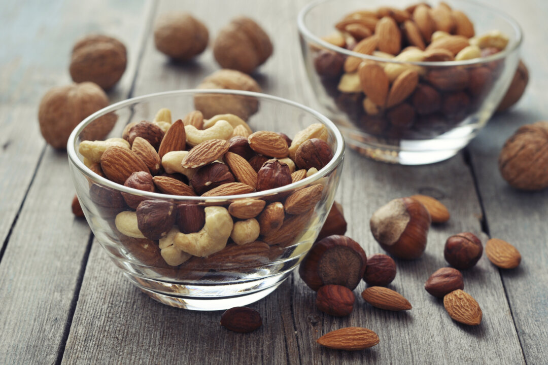 Nuts are packed with nutrients and antioxidants, helping your body fight illness and stay young. 