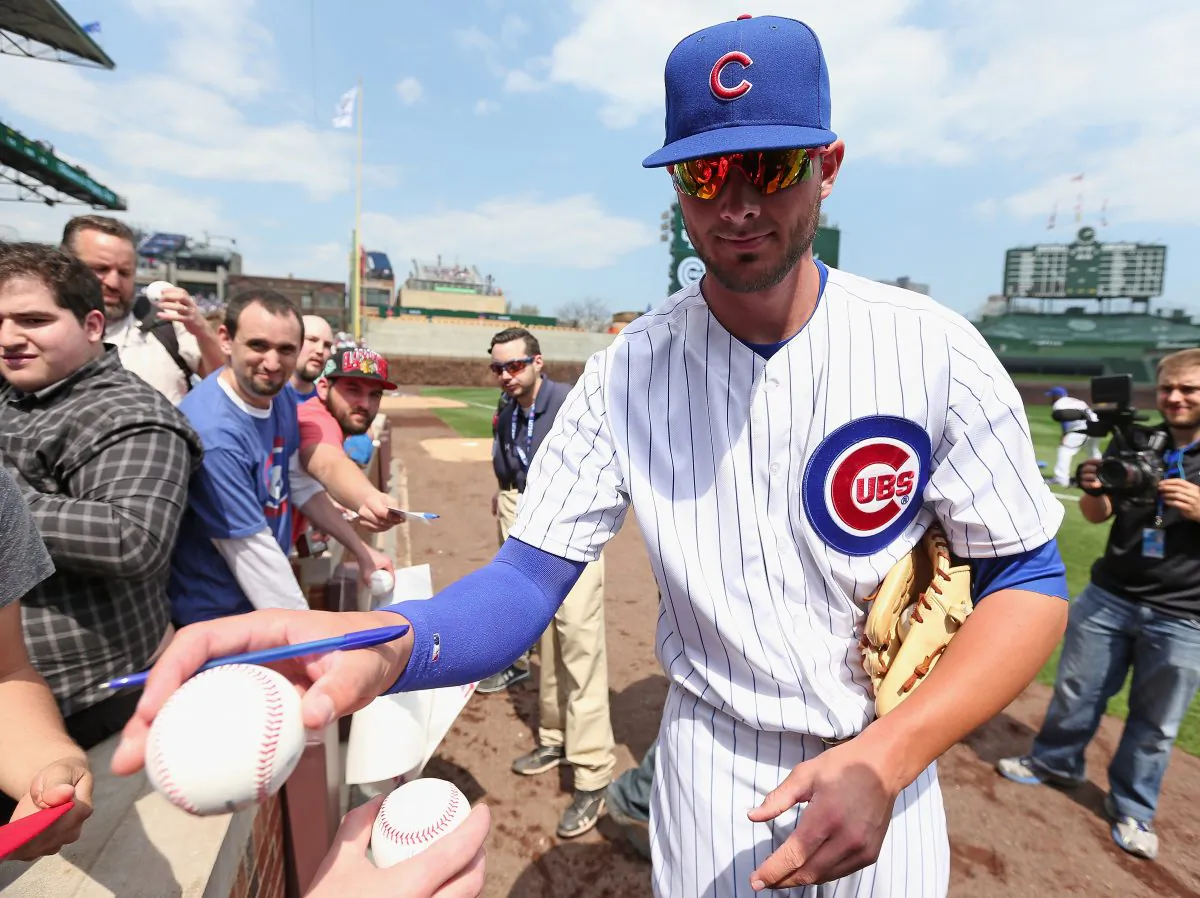 Rookie third baseman Kris Bryant of the Chicago Cubs has four home runs in his last eight games after hitting 43 last year in the minors. (Jonathan Daniel/Getty Images) 