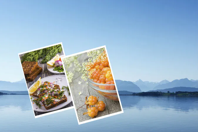 Cloudberrie and sandwich (Nadanka/iStock)