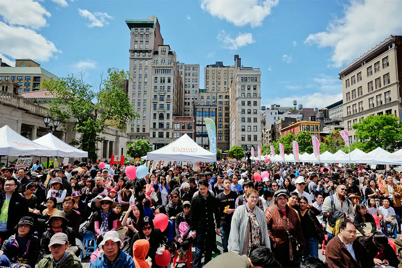 The Passport to Taiwan festival in Union Square, Manhattan, in May 2014. (Courtesy of Passport to Taiwan)
