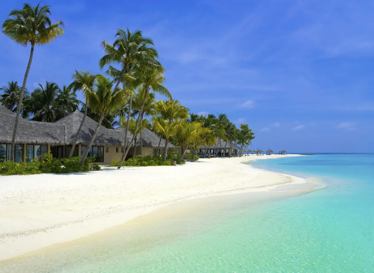 Beach bungalows on a tropical island (TPopova, iStock)