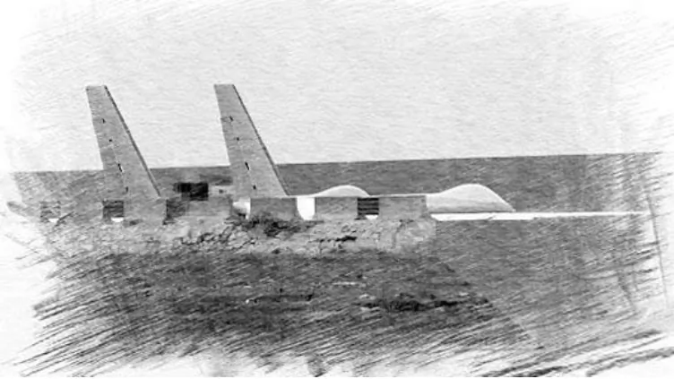 An early image of the "Project 973" or "Shen Diao" unmanned aerial vehicle. The experimental vehicle could increase the accuracy of the Chinese regime's missiles. (CJDBY)