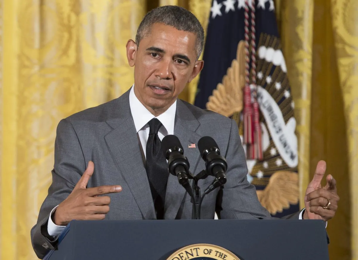 President Barack Obama in the East Room of the White House in Washington on June 1, 2015. (Saul Loeb/AFP/Getty Images)