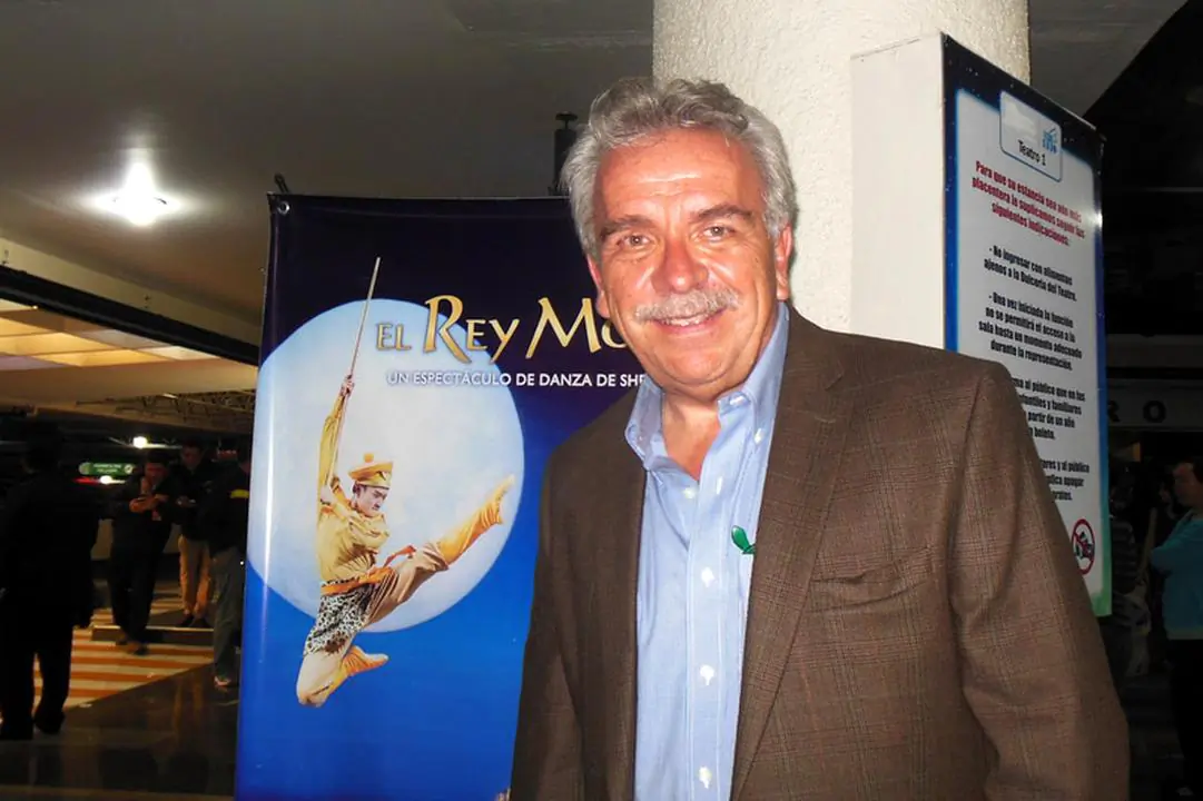 Mexican actor and director José Elías Moreno at "The Monkey King," a Shen Yun Performing Arts production, at the Centro Cultural Teatro 1 in Mexico City on May 8, 2015. (Sherry Dong/Epoch Times) 