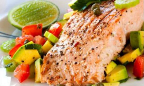 Recipe: Grilled Salmon and Avocado Salsa