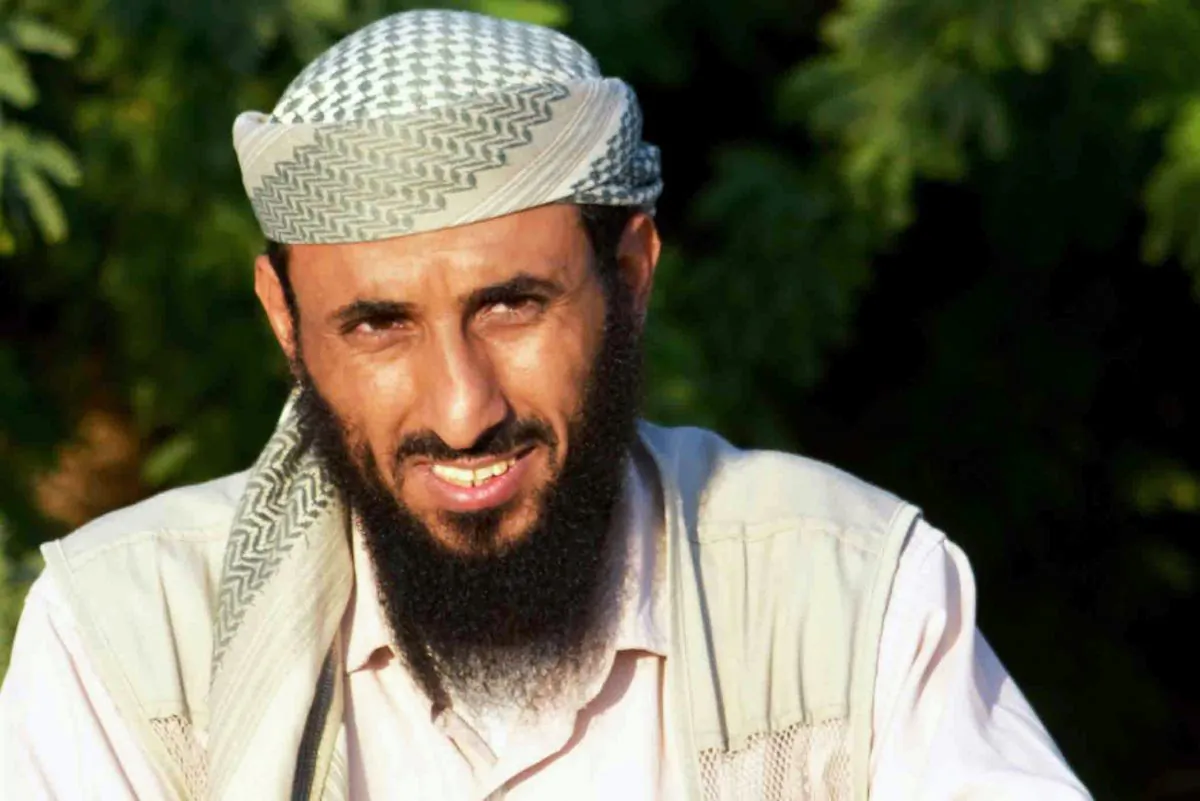 Al-Qaeda in the Arabian Peninsula (AQAP) chief Nasser al-Wuhayshi pictured in the militant stronghold town of Jaar, in the southern Abyan Province, on April 28, 2012. (AFP/GettyImages)