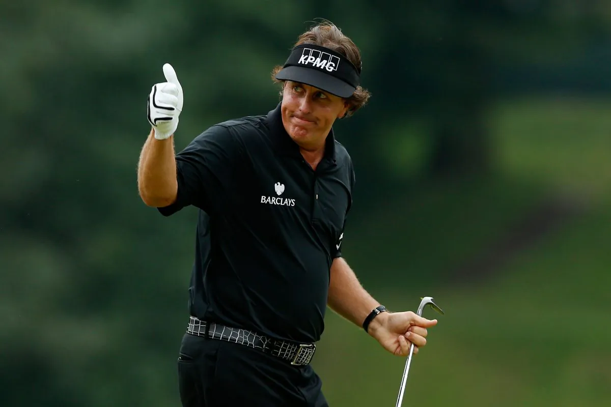 Imagine teeing up with a golf star like Phil Mickelson? At the U.S. Open anyone who makes it through the qualifying rounds can play with the best. (Scott Halleran/Getty Images) 