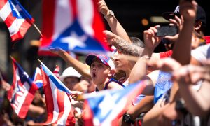Rita Moreno Dances With Cardinal Dolan at Puerto Rico Parade