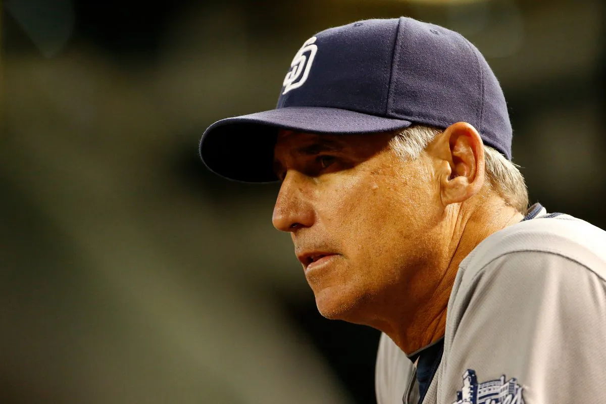 Bud Black was let go by the San Diego Padres after a 32–33 start in 2015. (Christian Petersen/Getty Images)