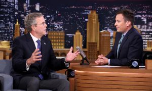 Jeb Bush 'Slow Jams' the News With Fallon