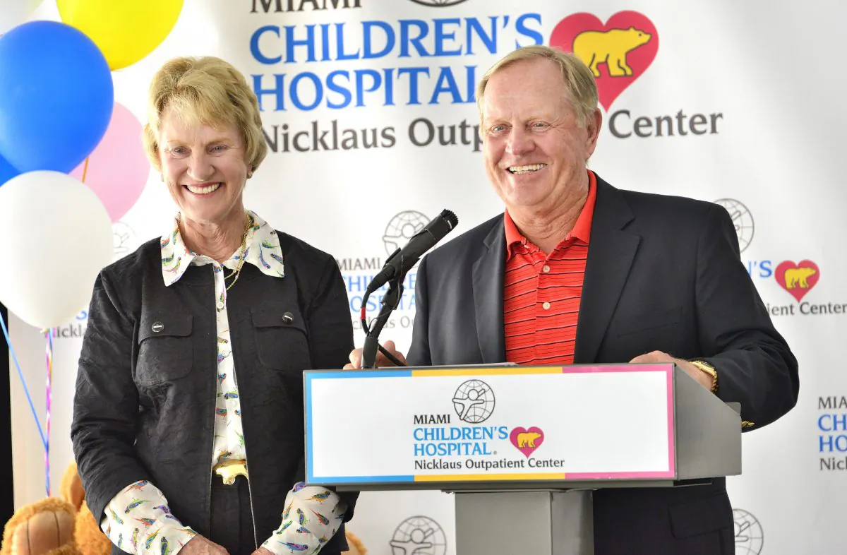 Jack and Barbara Nicklaus. (Jim Mandeville / The Nicklaus Companies)