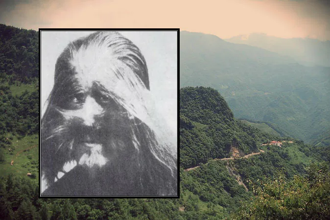 Are reported sightings of China's version of Bigfoot, Yeren, perhaps referring to people with unusual conditions such as Li Baoshu shown here in the 1920s, who was born with a condition that caused him to grow hair excessively? (Public domain) Background: Shennongjia nature reserve in China, where most Yeren sightings have occurred. (Vmenkov/Wikimedia Commons; edited by Epoch Times)