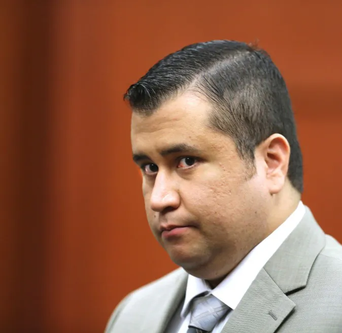 In this July 9, 2013 file photo, George Zimmerman leaves the courtroom for a lunch break in his trial in Seminole Circuit Court, in Sanford, Fla. (Joe Burbank/Orlando Sentinel via AP, Pool, File)