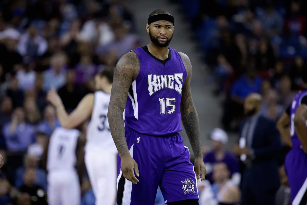 DeMarcus Cousins could soon be traded from the Sacramento Kings. (Ezra Shaw/Getty Images)  