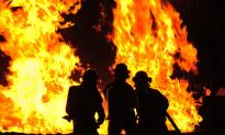 Firefighter Died After Being Trapped in Wind-Fueled Blaze
