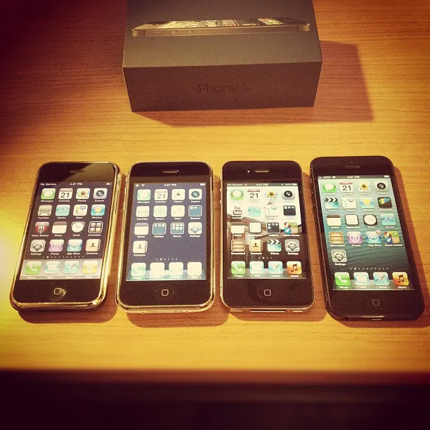 iPhone Original 3G, 4 and 5