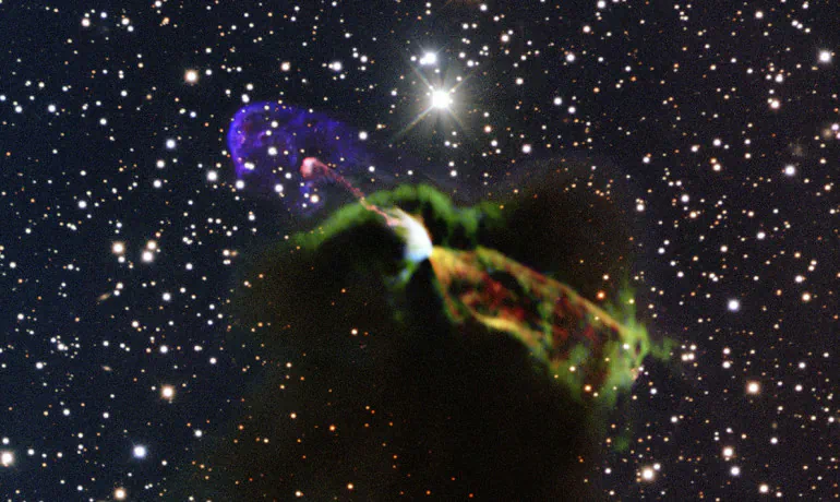 "An astronomer's dream is basically to go as far distant as we can. And when it's complete, we should be able to see all the distant galaxies that we've only ever dreamed of seeing," says Lin Yan. (Credit: ESO/ALMA (ESO/NAOJ/NRAO)/H. Arce. Acknowledgements: Bo Reipurth)