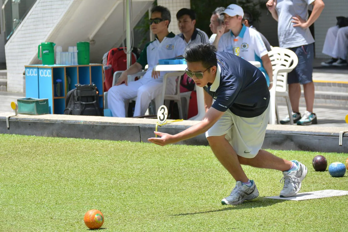 Jordi Lo of Craigengower Cricket Club became the biggest winner at the Finals Day last Sunday, clinching the National Pairs and National Fours titles. (Stephanie Worth)