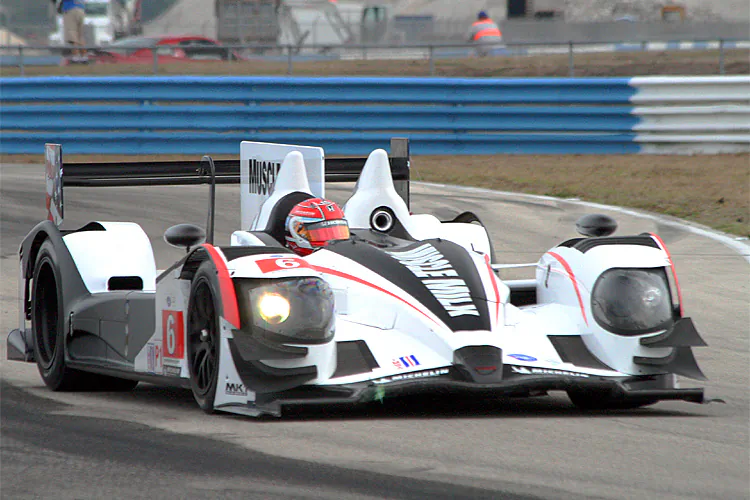 The new wide-bodied Corvette GTE was introduced at the 2012 Sebring Test. Rumor has it that the 2014 GTE Sting Ray might be on display this year. (James Fish/The Epoch Times)