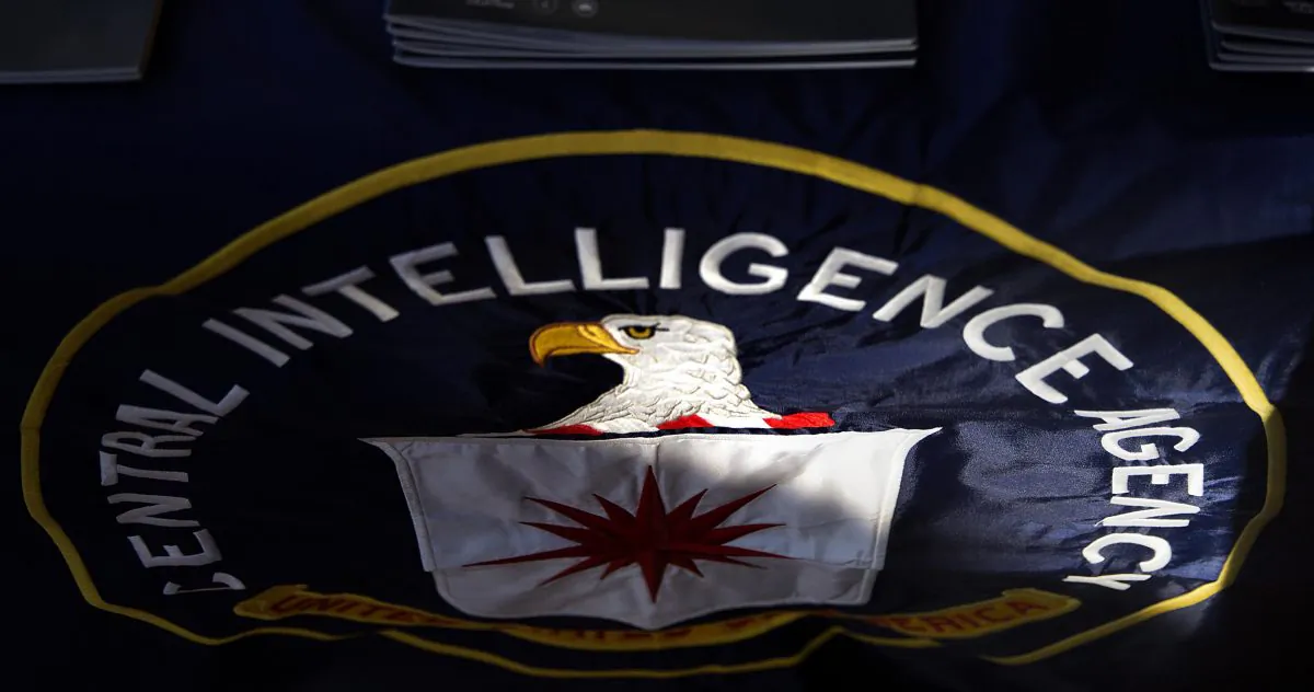 The CIA seal in Atlanta, Ga., on Nov. 13, 2013. (David Goldman/AP Photo)