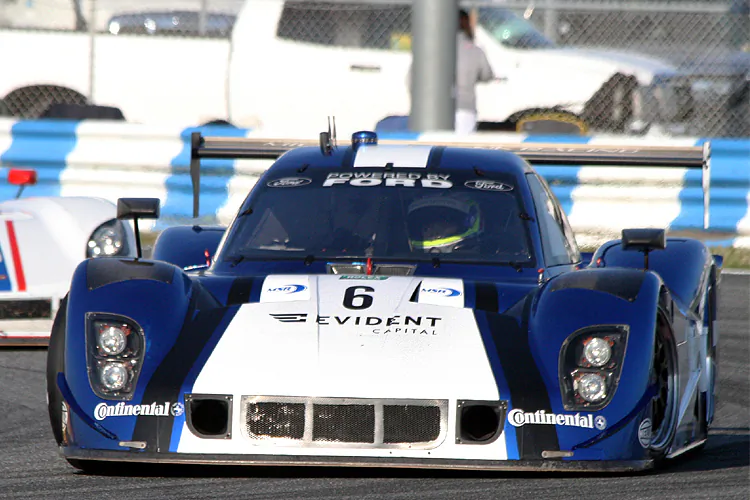 The No. 6 MSR Riley-Ford was driven by Michael Valiante, Gustavo Yacaman, Chris Cumming, and Jorge Goncalvez at the 2013 Grand Am Rolex 24 at Daytona. It was Yacaman’s second Rolex 24 for Michael Shank Racing. (Chris Jasurek/The Epoch Times)