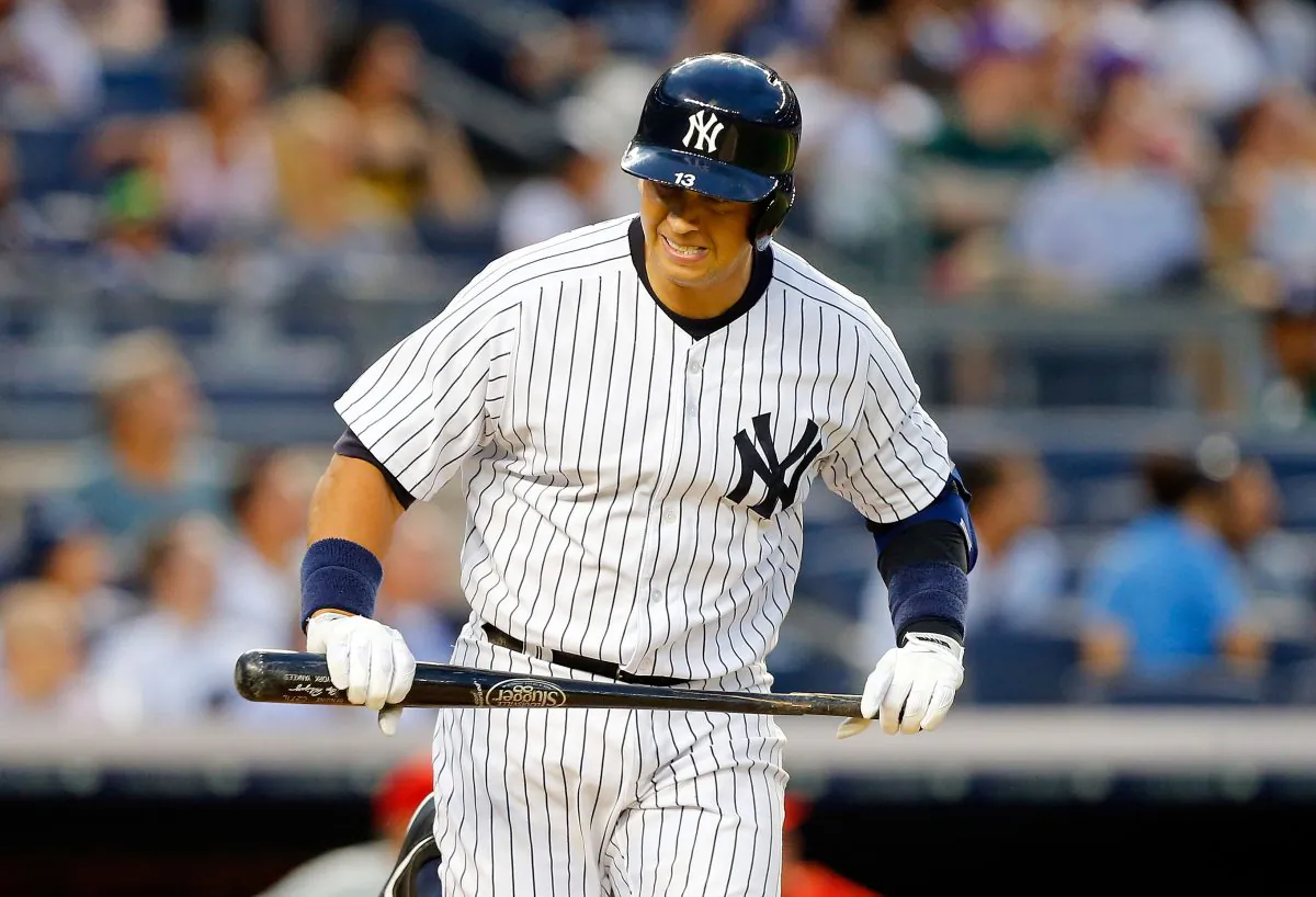 Alex Rodriguez is hitting .284 with 16 home runs and 47 RBIs for the New York Yankees but it's not quite enough to make him an All-Star. (Jim McIsaac/Getty Images)