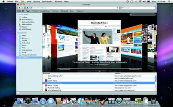Safari 4 lets users view their bookmarked Web pages and full Web history in a format that is easy to use and navigate. (Courtesy of Apple) Safari 4 lets users view their bookmarked Web pages and full Web history in a format that is easy to use and navigate. (Courtesy of Apple)