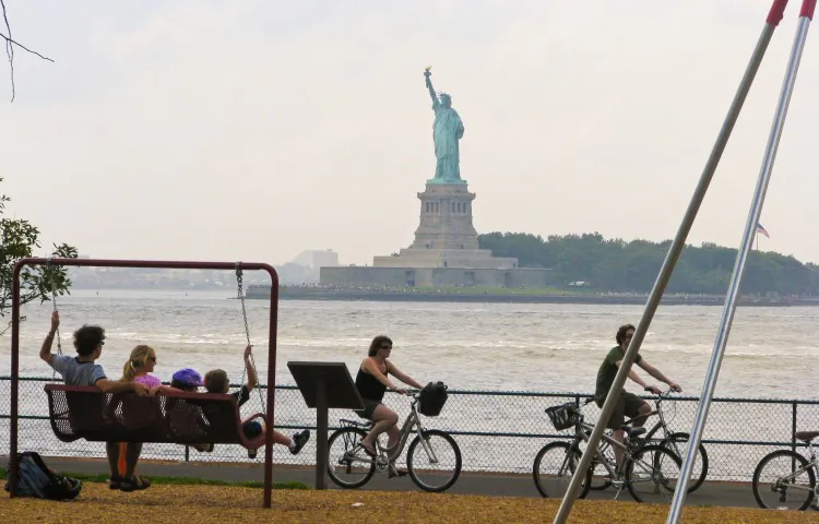 City folk enjoying some leisure time at Governors Island (Courtesy of The Trust for Governors Island)