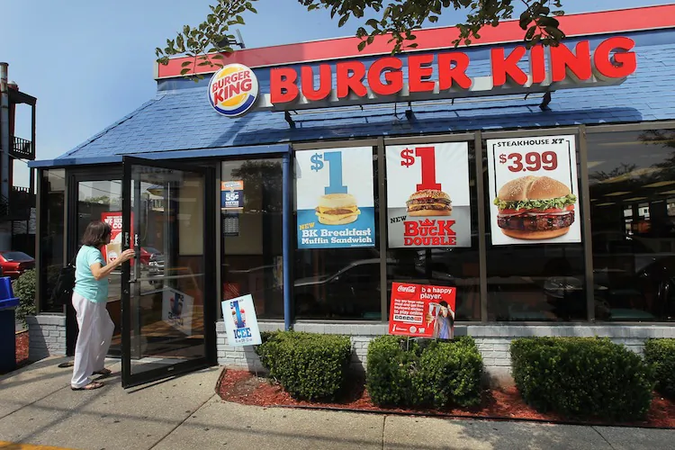 A customer walks into a Burger King restaurant on August 24, 2010 in Chicago, Illinois. (Scott Olson/Getty Images)
