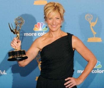 Actress Edie Falco, winner of the Lead Actress in a Comedy Series Award for 'Nurse Jackie' poses in the press room at the 62nd Annual Primetime Emmy Awards on August 29, 2010 in Los Angeles, California.  (Jason Merritt/Getty Images)