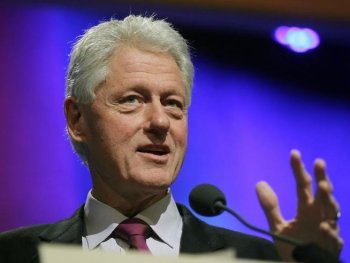 Former U.S. President Bill Clinton speaks during the annual Clinton Global Initiative (CGI) September 22, in New York City. (Mario Tama/Getty Images)