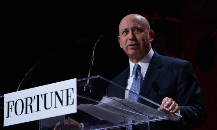 Chairman and CEO of Goldman Sachs Group Lloyd Blankfein (Jemal Countess/Getty Images for Time Inc.)