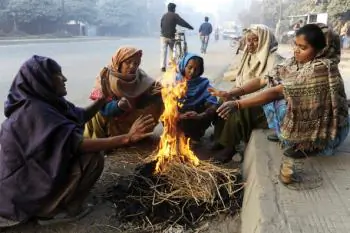 Severe Cold Strikes India